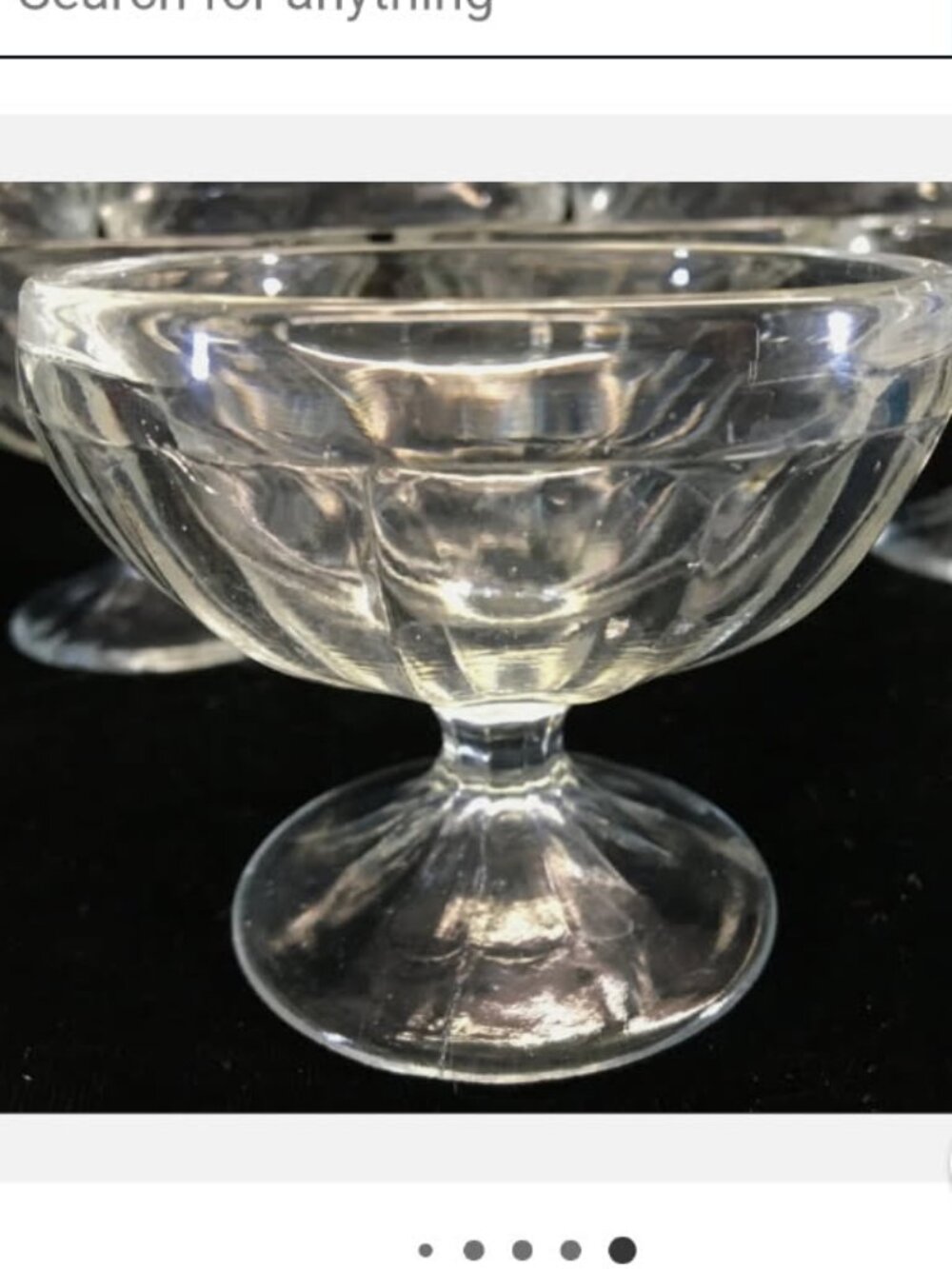 Footed Dessert bowls - set of 6